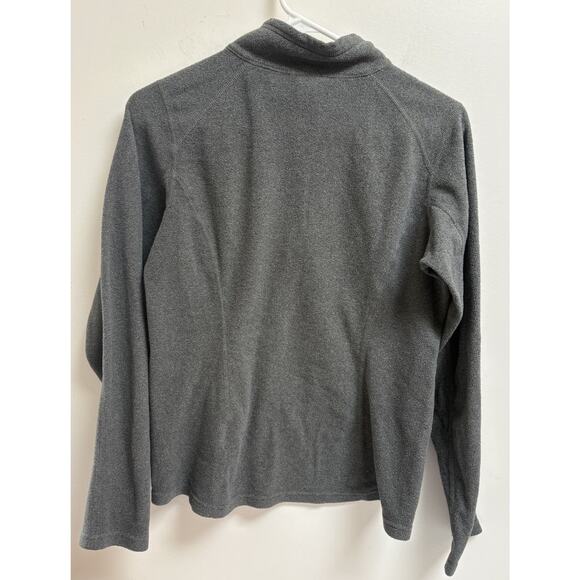 The North Face women's Small Polartec Classic Fleece Gray Quarter Zip Pullover - Picture 2 of 6